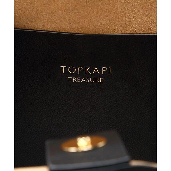 TOPKAPI / トプカピ シュリンクレザー ベルトデザインA4トートバッグの画像