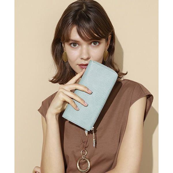 TOPKAPI（トプカピ） イタリアンレザー・リザード型押し・Lファスナー