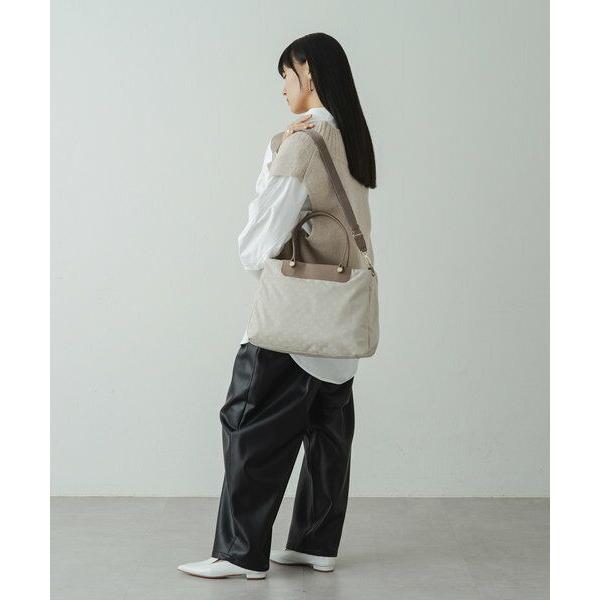 【美品】 ラシット メタルロゴスクエアトート L ショルダーバッグ 2way メタルロゴスクエアトート L(CE-1109) （トートバッグ）｜russet