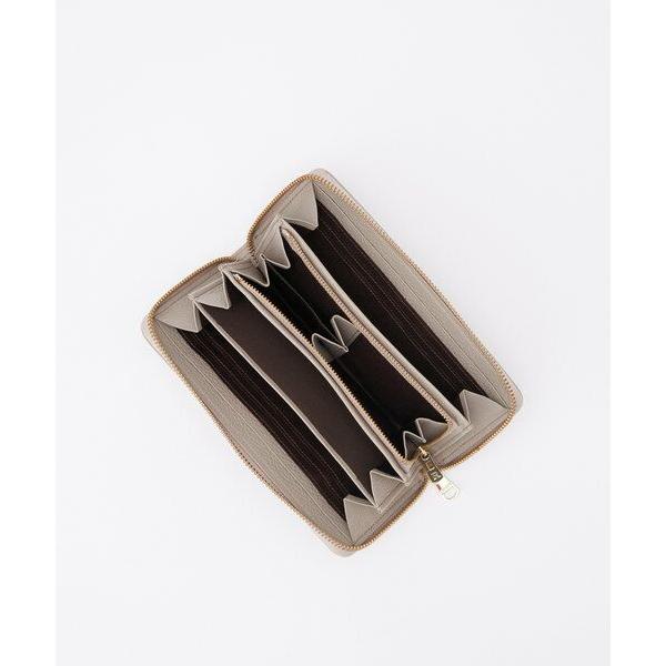 russet（ラシット） モノグラムプレートラウンドジップウォレット