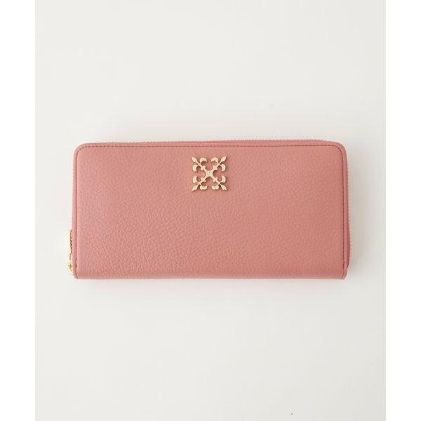 russet（ラシット） モノグラムプレートラウンドジップウォレット