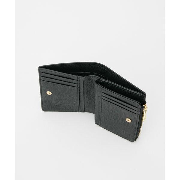 russet / ラシット モノグラムプレートハーフウォレット