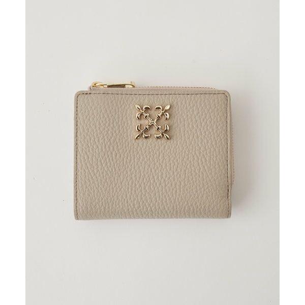 russet / ラシット モノグラムプレートハーフウォレット