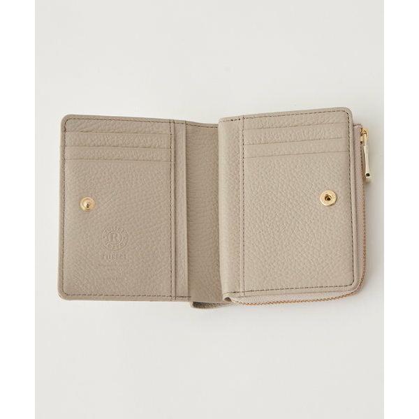 russet / ラシット モノグラムプレートハーフウォレット