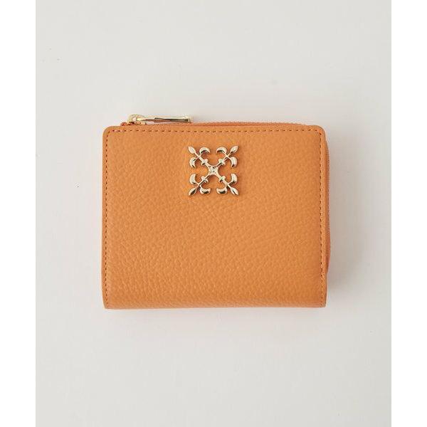 russet / ラシット モノグラムプレートハーフウォレット