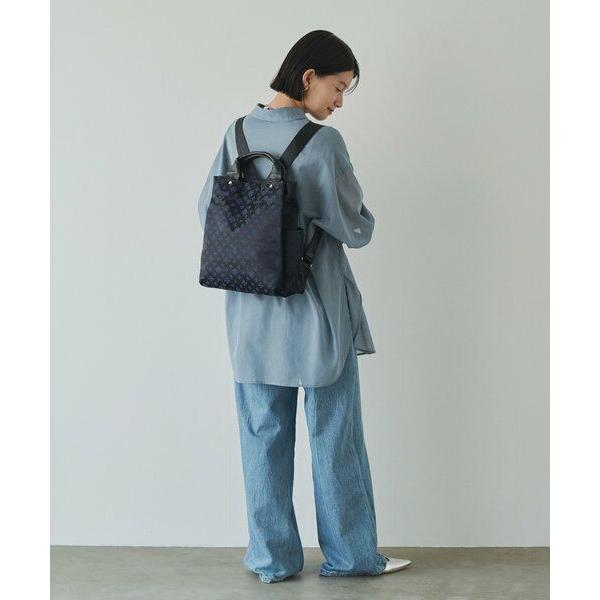 russet / ラシット ナイロンジャガード2WAYリュックサックの画像