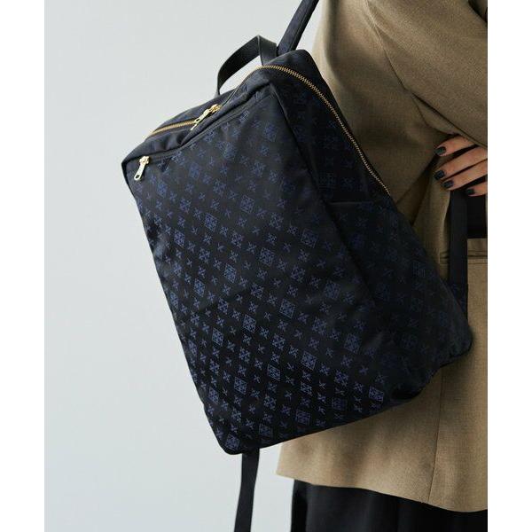 【美品】russet ラシット リュック ナイロン レザー ネイビー russet / ラシット ナイロンリュックサック : タカシマヤ