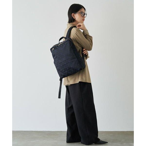 【美品】russet ラシット リュック ナイロン レザー ネイビー russet（ラシット） ナイロンリュックサック : タカシマヤファッション