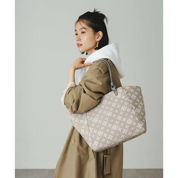 russet / ラシット 【肩掛け可能】コットンジャガードトート russet / ラシット 【肩掛け可能】コットンジャガードトート