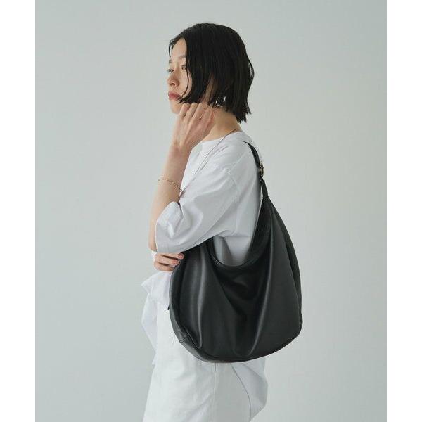 russet / ラシット ソフトレザーラウンドビッグショルダーバッグの画像