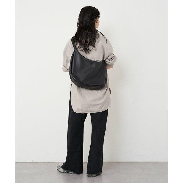 russet / ラシット ソフトレザーラウンドビッグショルダーバッグの画像