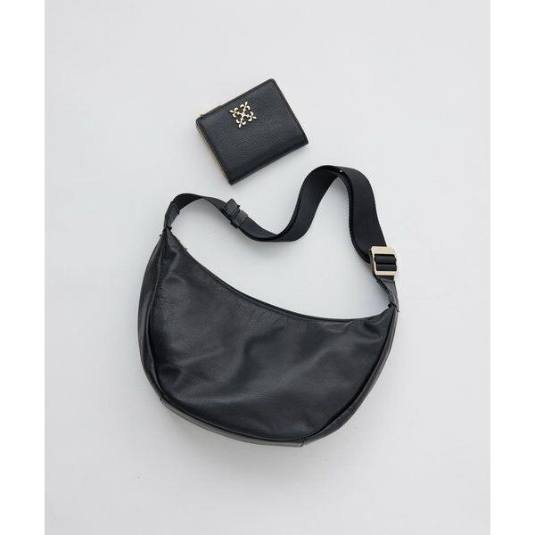 russet / ラシット ソフトレザーラウンドショルダーバッグ