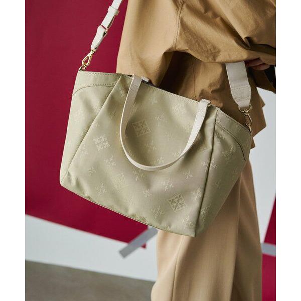 russet 弱撥水 ツイード2wayトートバッグ 弱撥水] ツイード2wayトート