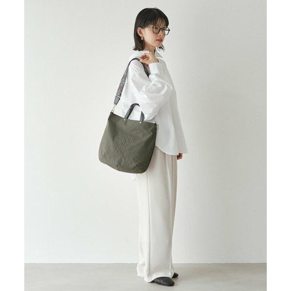 russet ラシット　スリム　2WAYトートバッグ ナイロン　ライトグレー russet（ラシット） スリム2WAYトートバッグ <ナイロン> : タカシマヤ