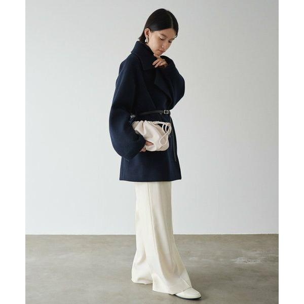 russet / ラシット 【名品】4wayレザー巾着ショルダーバッグ