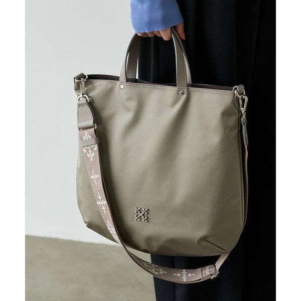 russet / ラシット 《WEB限定》スリム2WAYトートバッグ <クラウズナイロン>の画像