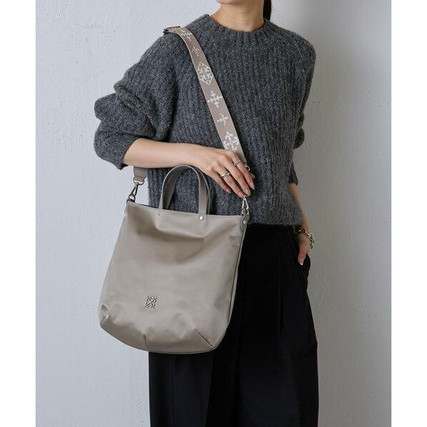 russet / ラシット 《WEB限定》スリム2WAYトートバッグ <クラウズナイロン>の画像