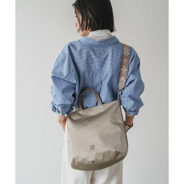 russet / ラシット 《WEB限定》スリム2WAYトートバッグ <クラウズナイロン>の画像