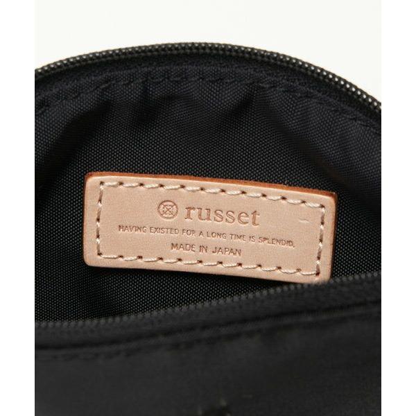 russet（ラシット） クラウズナイロンラウンドフラットポーチ
