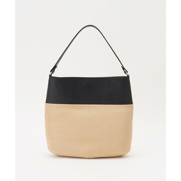 russet（ラシット） ［タウン使いできるカゴバッグ］レザーコンビ 2way