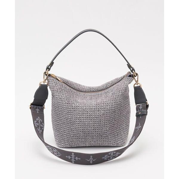 russet / ラシット モノグラムテープ カゴシンプルショルダー