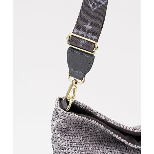 russet / ラシット モノグラムテープ カゴ2wayバッグ