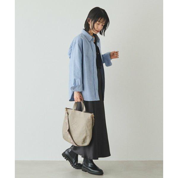 russet（ラシット） スリム2WAYトートバッグ <エンボスモノグラム