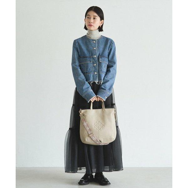 russet（ラシット） スリム2WAYトートバッグ <エンボスモノグラム