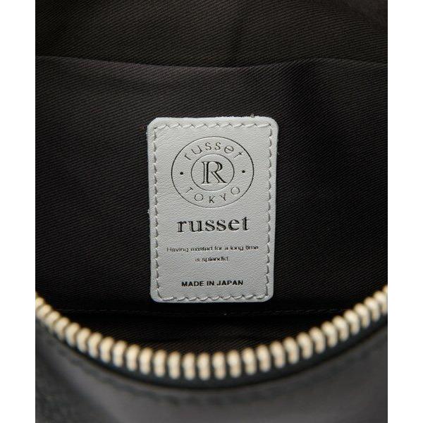 russet（ラシット） 《WEB限定》レザースクエアショルダーバッグ