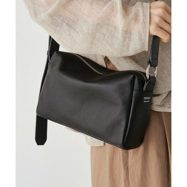 russet（ラシット） 《WEB限定》レザースクエアショルダーバッグ