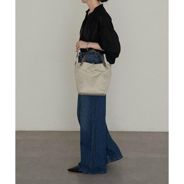 russet / ラシット ナイロンジャガード2WAYタウントートバッグの画像
