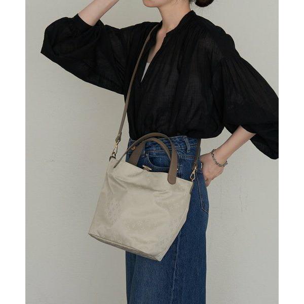 russet / ラシット ナイロンジャガード2WAYタウントートバッグの画像