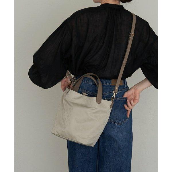 russet / ラシット ナイロンジャガード2WAYタウントートバッグの画像