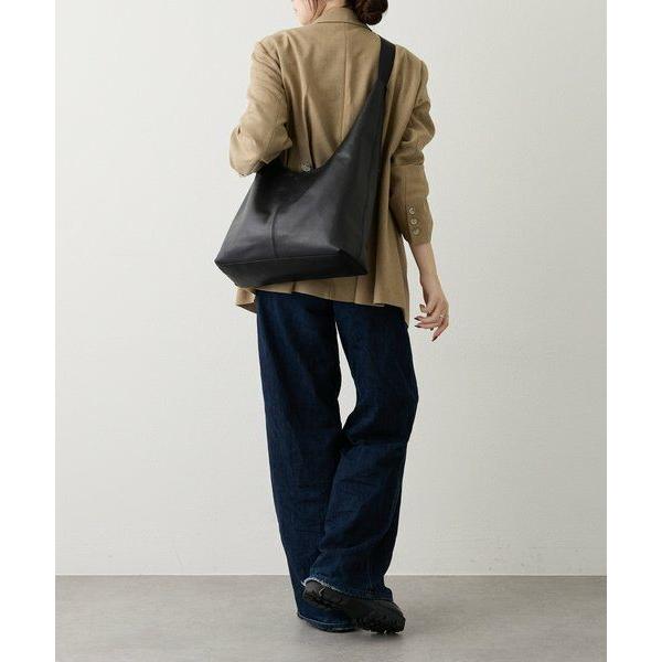 russet / ラシット レザーホーボーバッグ Lの画像