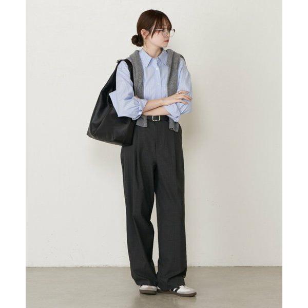 russet / ラシット レザーホーボーバッグ Lの画像