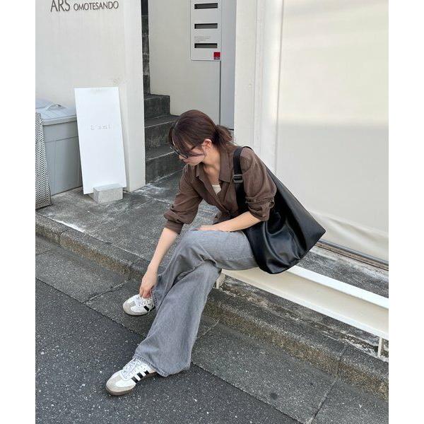 russet / ラシット レザーホーボーバッグ Lの画像
