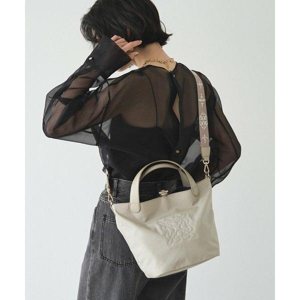 russet / ラシット 2WAYタウントートバッグ <ナイロン>の画像
