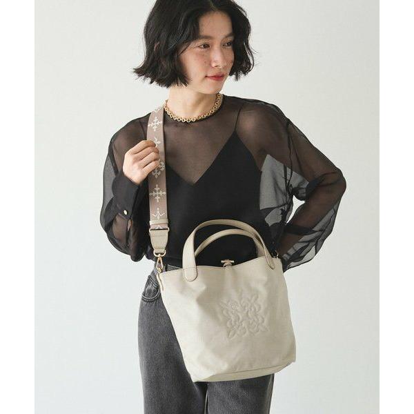 russet / ラシット 2WAYタウントートバッグ <ナイロン>の画像