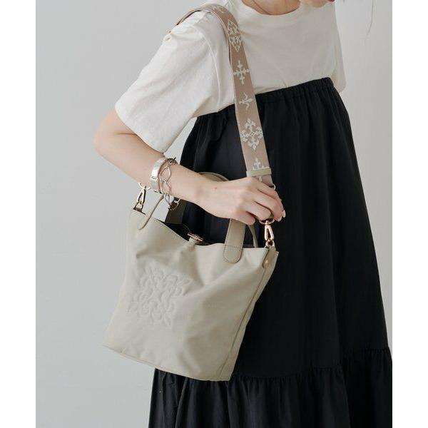 russet / ラシット 2WAYタウントートバッグ <ナイロン>の画像