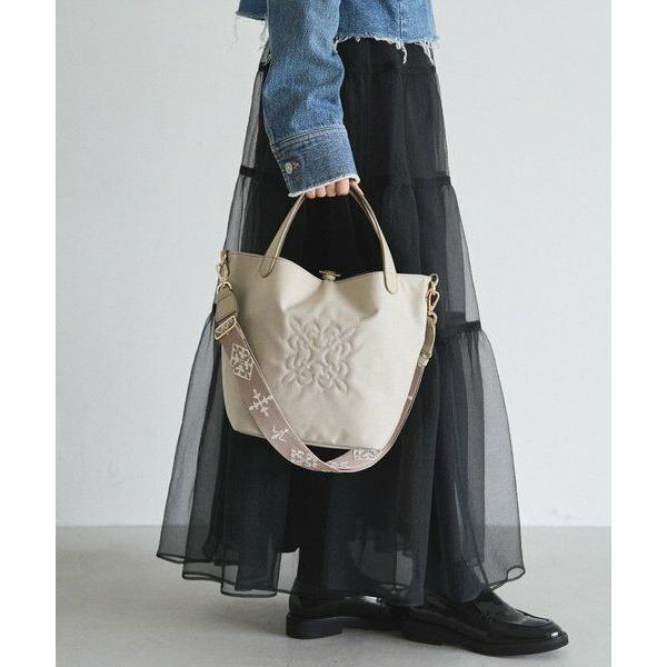 russet / ラシット 2WAYタウントートバッグ <ナイロン>の画像