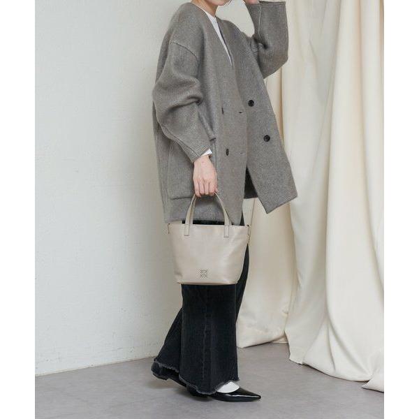 russet / ラシット レザー2WAYミニトートバッグの画像