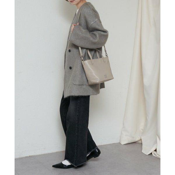 russet / ラシット レザー2WAYミニトートバッグの画像