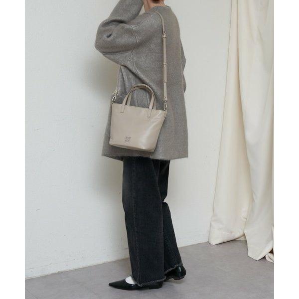 russet / ラシット レザー2WAYミニトートバッグの画像