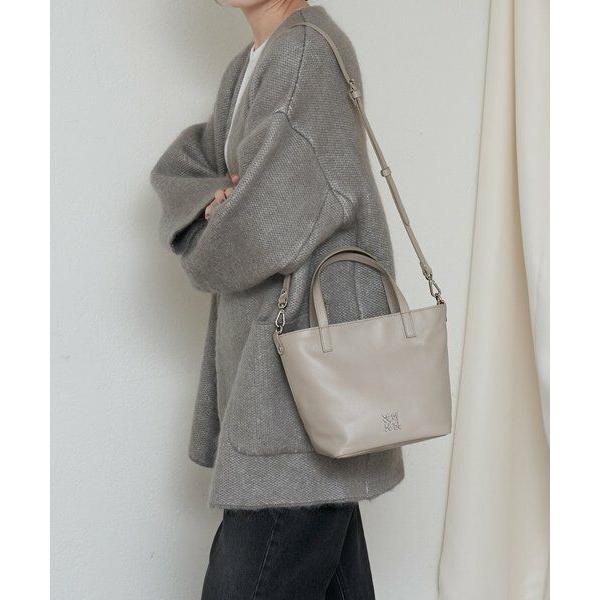 russet / ラシット レザー2WAYミニトートバッグの画像