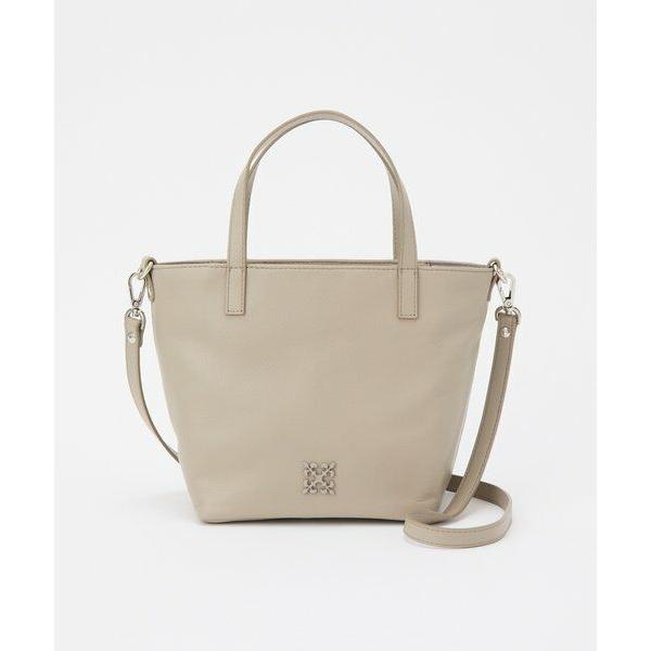 russet / ラシット レザー2WAYミニトートバッグの画像
