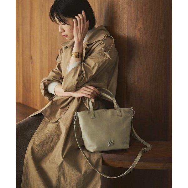 russet / ラシット レザー2WAYミニトートバッグの画像
