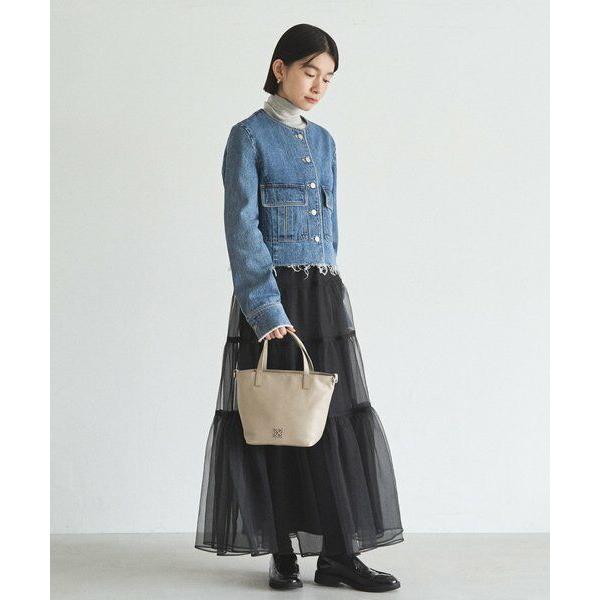 russet / ラシット レザー2WAYミニトートバッグの画像