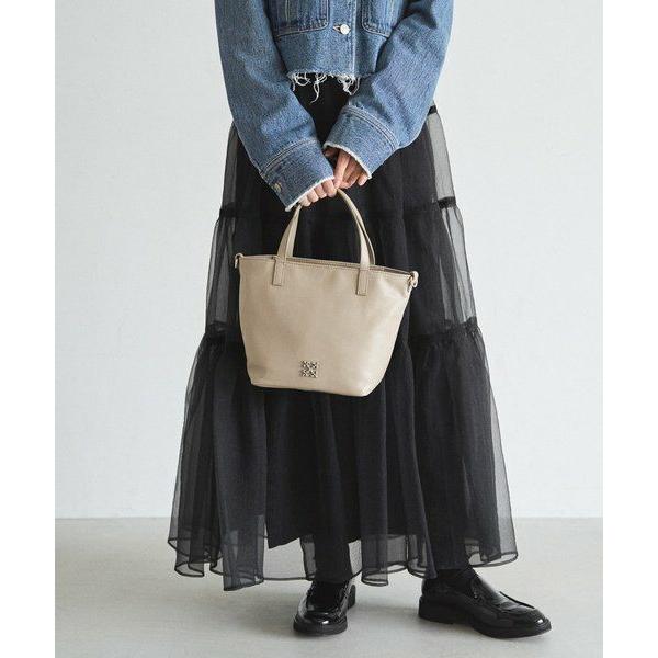 russet / ラシット レザー2WAYミニトートバッグの画像