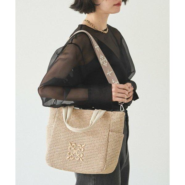 russet（ラシット） 【Souffle TOTE】ナイロンラフィア2WAYトート