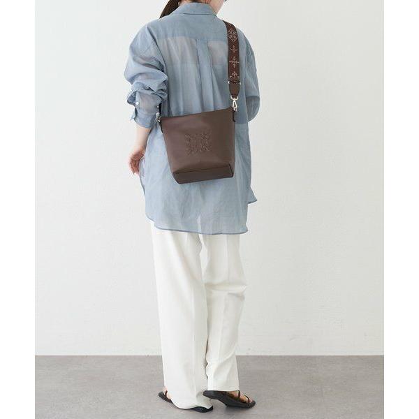 russet / ラシット 《WEB限定》スタンダードミニショルダーバッグ <エンボスモノグラム>の画像
